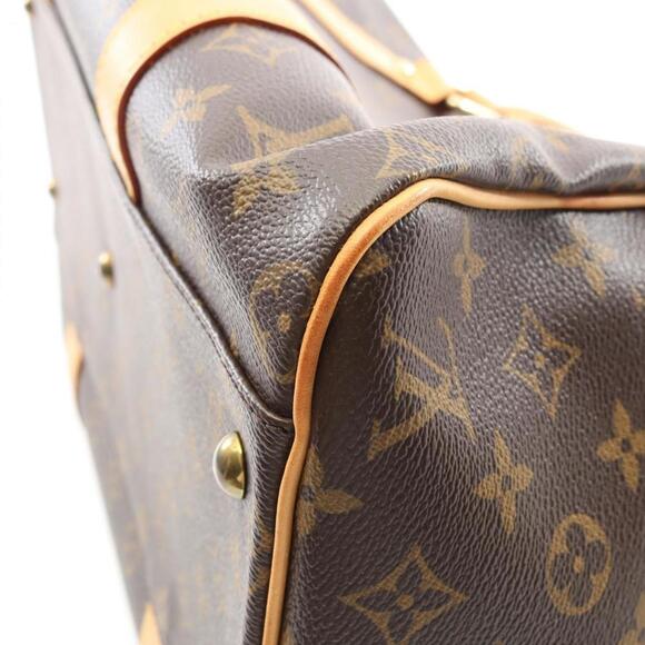 LOUIS VUITTON Brown Monogram Leather Boston Bag - Picture 7 of 10